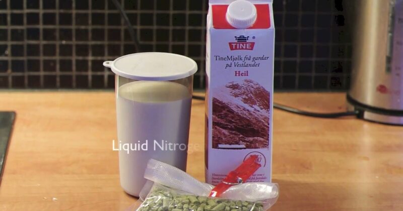 Liquid Nitrogen Hop Ice Cream