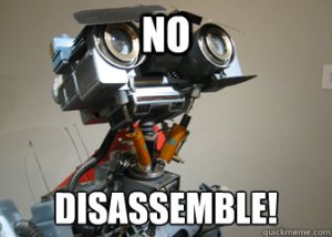 No disassemble