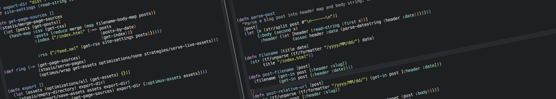 Clojure blog engine!